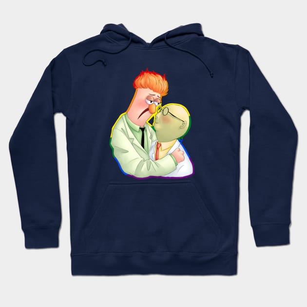 Beaker and Bunsen Hoodie by ConnorATerro